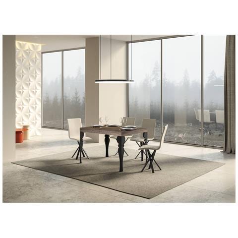 Tavolo Allungabile 90x130/234 Cm Paxon Premium Noce Telaio Antracite - Foto 4