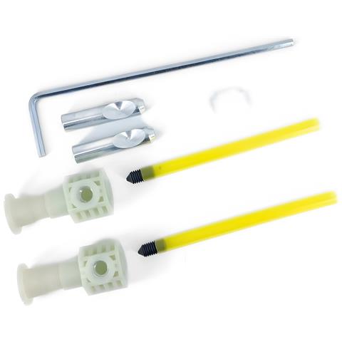Kit Di Fissaggio Completo A Scomparsa Per Sanitari Sospesi Con Accesso Dal Basso - Foto 1