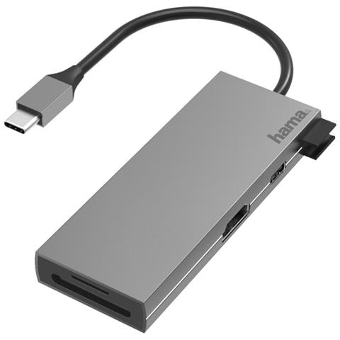 00200110 replicatore di porte e docking station per laptop USB 3.2 Gen 1 (3.1 Gen 1) Type-C Grigio - Foto 1