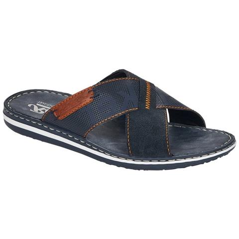 Navy Casual Open Slippers Ciabatte Sintetico E Tessile Scarpe Uomo Blu Eu 42, 21098-14 - Foto 2