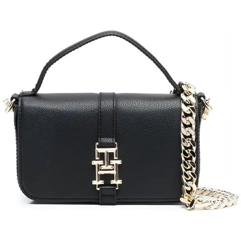Th Plush Crossover Borsa Tracolla Corssbody Sintetico Borse Donna Nero Eu One Size, Aw0aw14186 Bds - Foto 1