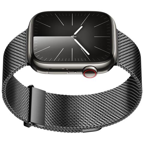 Cinturino Graphite Milanese Loop Per Apple Watch Grey L - Foto 2
