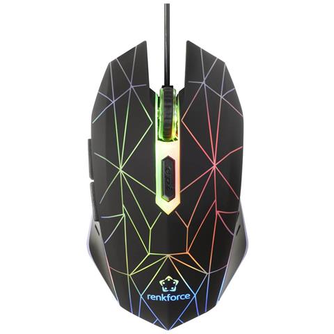 RF-GM-120 mouse Gaming Mano destra USB tipo A Ottico 3600 DPI - Foto 1