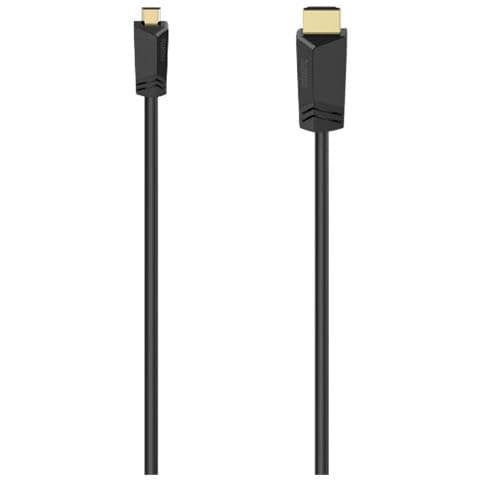 00074259 cavo HDMI 2 m HDMI tipo A (Standard) HDMI tipo D (Micro) Nero - Foto 2