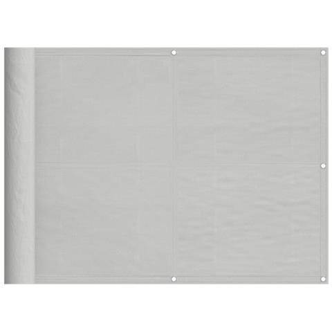 Paravento Balcone Grigio Chiaro 75x800cm 100% Poliestere Oxford - Foto 2