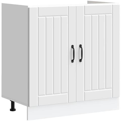 Mobile Base Lavello Lucca Bianco In Legno Multistrato - Foto 1