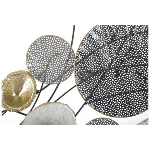 Decorazione In Metallo 3d Cerchi 1 - Multicolore - Metallo - 135x7,5x69 Cm - Foto 2