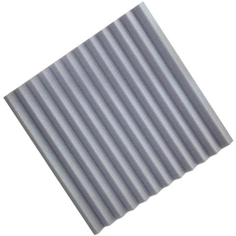 Pannelli Fonoassorbenti In Schiuma Ad Alta Densità Con Retro Autoadesivo Per Riduzione Del Rumore Grey M - Foto 3