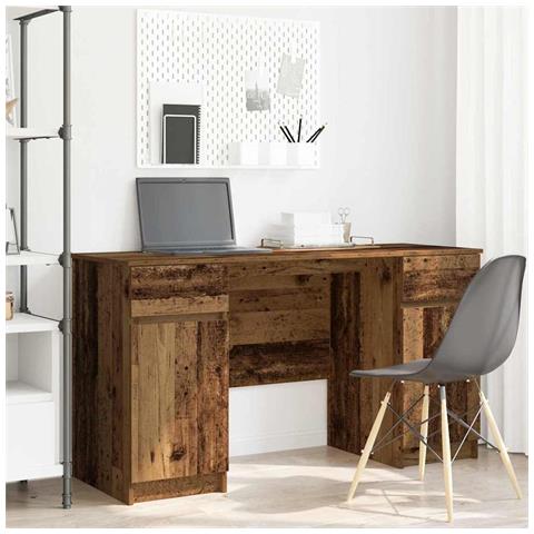 Scrivania in legno vecchio 140x49x76 cm in legno ingegnerizzato - Foto 2