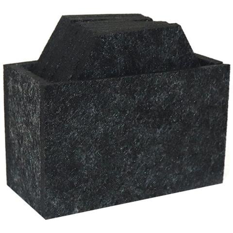 Set Di 8 Sottobicchieri Esagonali In Feltro Antigraffio Per Tazze E Bicchieri Darkgrey - Foto 3