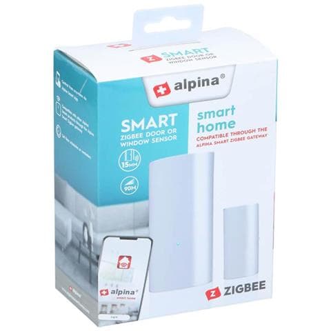 Sensore Di Apertura Porte E Finestre Compatibile Zigbee, Bianco - Foto 2