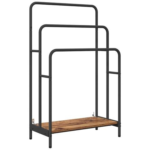 Appendiabiti Legno vecchio 60 x 30 x 100.5 cm Legno multistrato - Foto 1