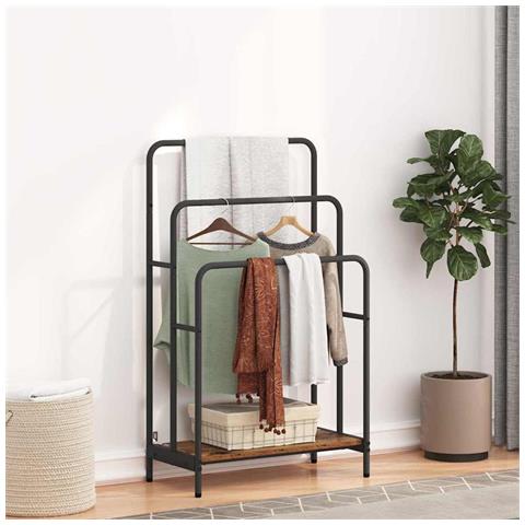 Appendiabiti Legno vecchio 60 x 30 x 100.5 cm Legno multistrato - Foto 2