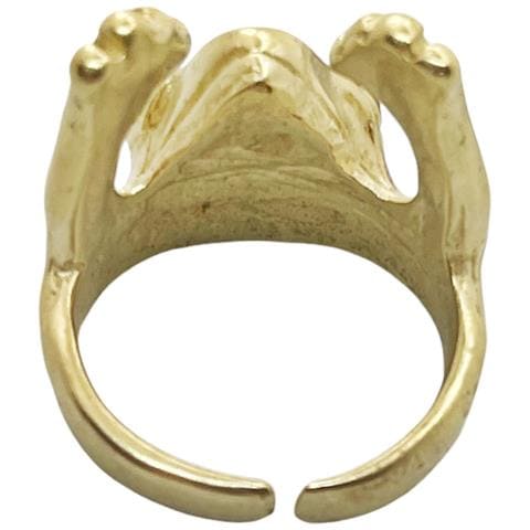 Anello ""frog Hug"" In Oro. Misura 15 - Foto 2