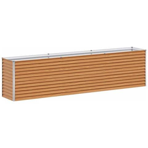 Letto rialzato da giardino 290 x 50 x 68 cm Acciaio zincato - Foto 1