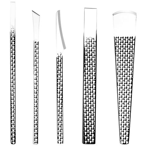 Set Di 5 Coltelli Per Pedicure In Acciaio Inossidabile - Strumenti Professionali Per La Rimozione Di Calli, Duroni E Unghie Incarnite - Foto 2