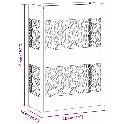 Supporto per Ombrellone Bianco 28 x 12 x 41 cm Acciaio - Foto 8