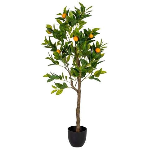 Albero Di Arancio Artificiale Decorativo Verde 55x55x120 - Foto 1