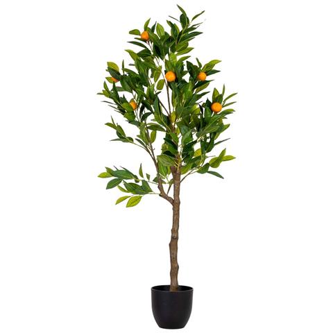 Albero Di Arancio Artificiale Decorativo Verde 55x55x120 - Foto 2
