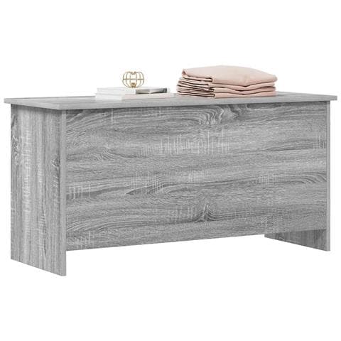 Cassa di stoccaggio Sonoma grigio 100 x 40 x 50 cm - Foto 2