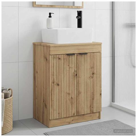 Mobile da bagno con lavabo Rovere Artigianale 54 x 35 x 83 cm - Foto 2
