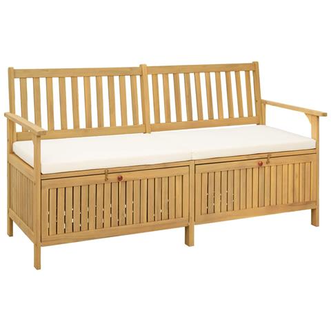 Panchina con contenitore con cuscino con porta 170 x 63 x 84 cm - Foto 1