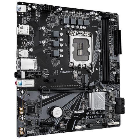 H610M D3W WIFI6 Scheda Madre - Supporta CPU Intel Core di 14ª generazione, VRM a 5+1+1 fasi, fino a 5600MHz DDR4, 1xPCIe 3.0 M. 2, Wi-Fi 6, LAN 1GbE, USB 3.2 Gen 1 - Foto 2