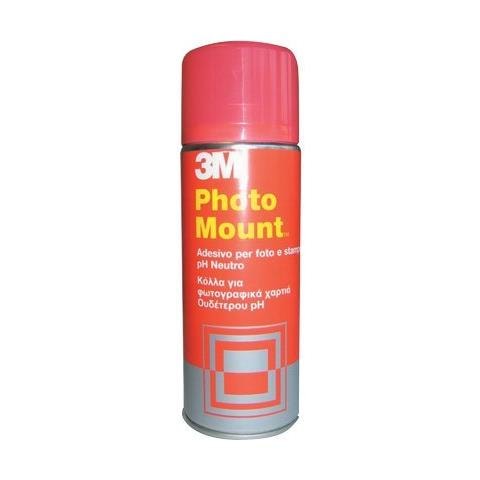 adesivo spray 3m photo mount alta qualita' - trasparente 400ml - Foto 2