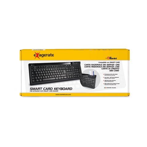 Tastiera PC Connessione USB Layout Italiano Nera XKKITASCR - Foto 2