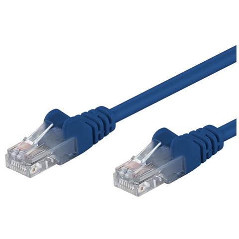 ICOC CCA6U-015-BL - Cavo di rete Patch CCA Cat. 6 Blu UTP 1,5 m - Foto 1