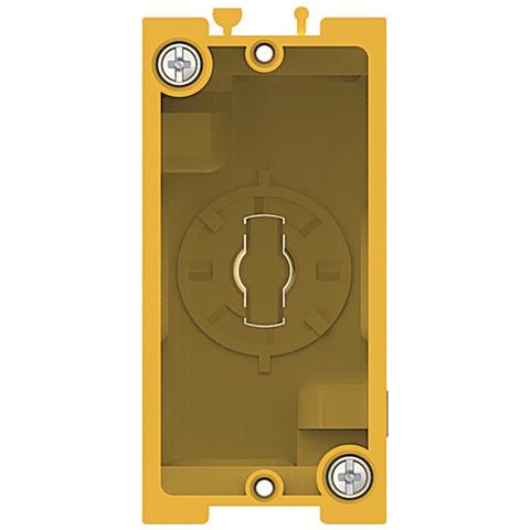 Scatola In Resina Per Incasso In Profilati, Utilizzabile Anche Per Pareti In Cartongesso E Muratura Per Supporto E Placche Da 1 Modulo - Foto 1