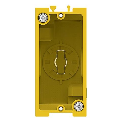 Scatola In Resina Per Incasso In Profilati, Utilizzabile Anche Per Pareti In Cartongesso E Muratura Per Supporto E Placche Da 1 Modulo - Foto 2