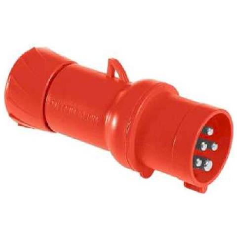 Spina Industriale Mobile 3x16a+nt 400v Ip44 Rossa Pkx16m435 - Foto 1