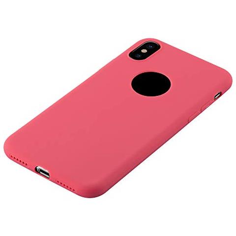 Cadorabo Custodia Compatibile Con Apple Iphone Xs Max In Candy Rosso - Coperchio Protettivo In Silicone Tpu Flessibile - Foto 2