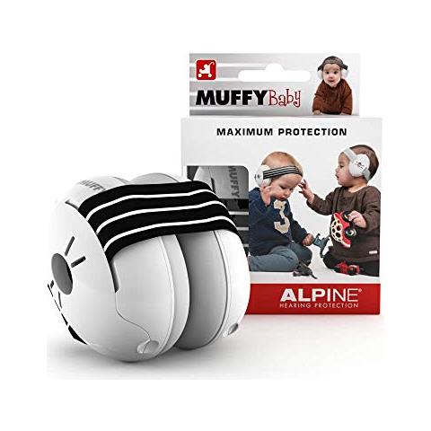 Muffy Protezione Acustica Per Bambini - Protettori Acustici Per Bambini E Neonati Fino Ai 36 Mesi - Previene I Danni Dell’udito - Migliora Il Sonno In Viaggio - Confortevoli - Nero - Foto 1