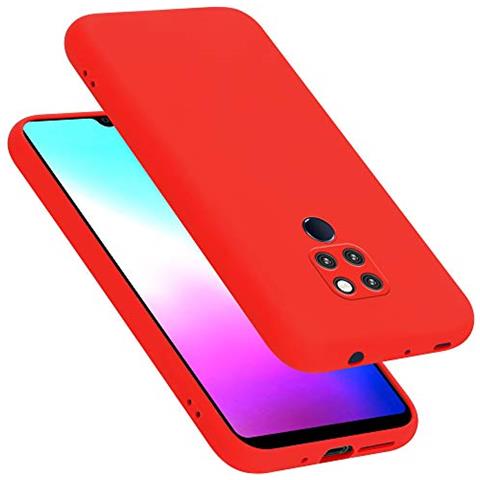 Custodia Compatibile Con Huawei Mate 20 In Liquid Rosso - Coperchio Protettivo In Silicone Tpu Flessibile - Foto 1