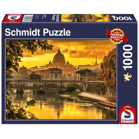 SMT58393 Puzzle da 1000 Pezzi - Luce Dorata su Roma - Foto 1