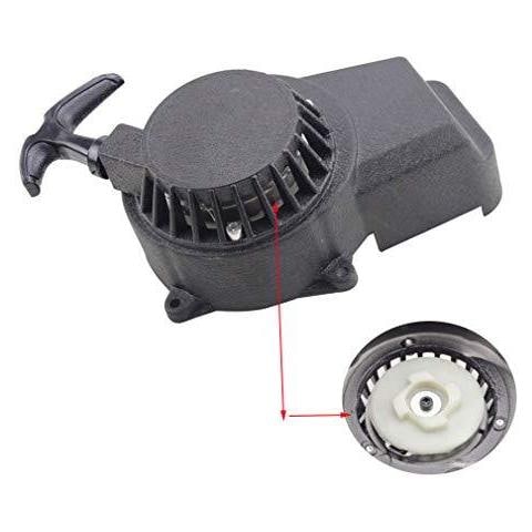 Nero Alluminio Avviamento A Strappo A Strappo Dispositivo Di Avviamento Per 2 Tempi 47cc 49cc Pocket Bike Dirt Bike - Foto 1