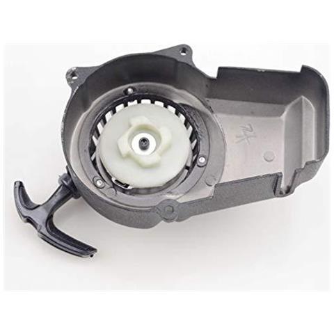 Nero Alluminio Avviamento A Strappo A Strappo Dispositivo Di Avviamento Per 2 Tempi 47cc 49cc Pocket Bike Dirt Bike - Foto 4