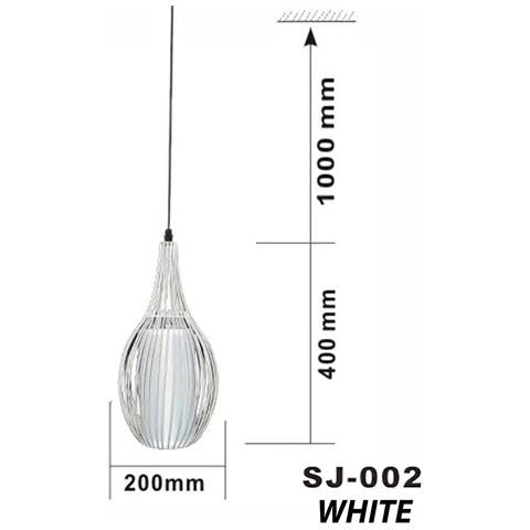 Lampadario Gabbia In Metallo Industriale Retro E27 Pendente Vintage Ty002 - Foto 5