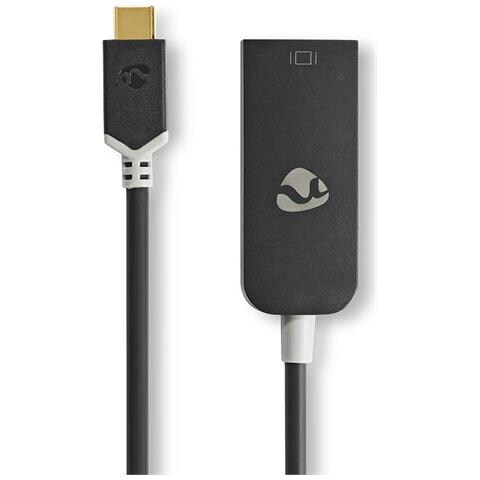 Adattatore Da Usb 3.2 Gen 1 Usb-c Maschio A Displayport Femmina 8k 30hz 0,2 M, Nero - Foto 6