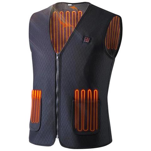 Gilet Riscaldato 5 Zone Di Riscaldamento Nero /grigio M - Foto 16