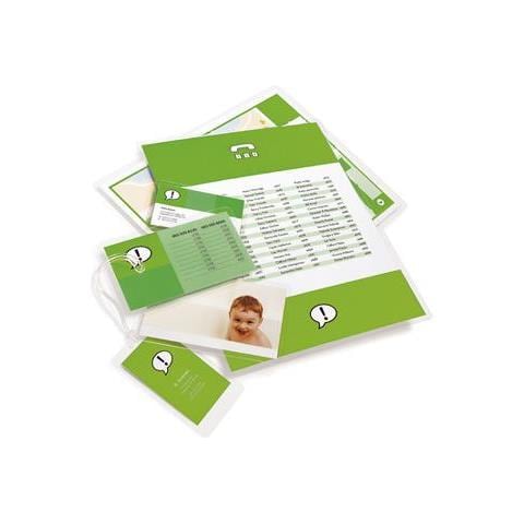 Confezione Con 3 Set Pouch Di Plastificazione Diversi, Trasparente - Foto 1