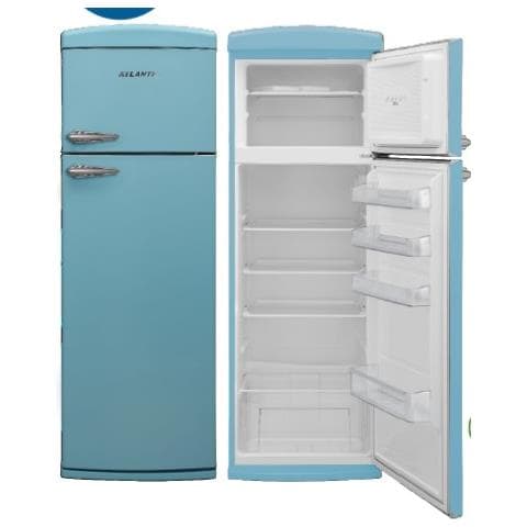 Frigorifero Doppia Porta Atbm346bl 311 Lt In Blue Retrò Atlantic Classe F - Foto 1