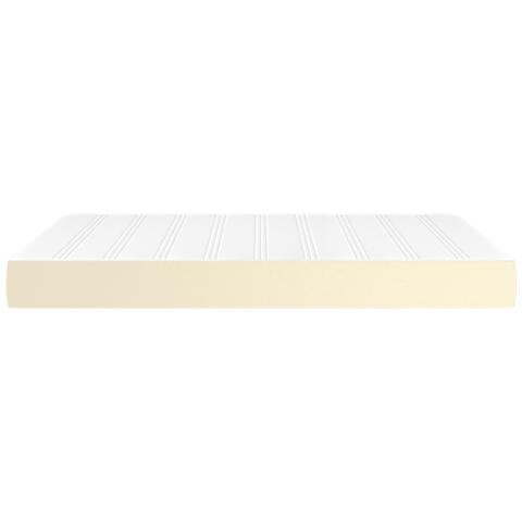 Materasso A Molle Crema 140x190x20 Cm In Similpelle - Foto 6