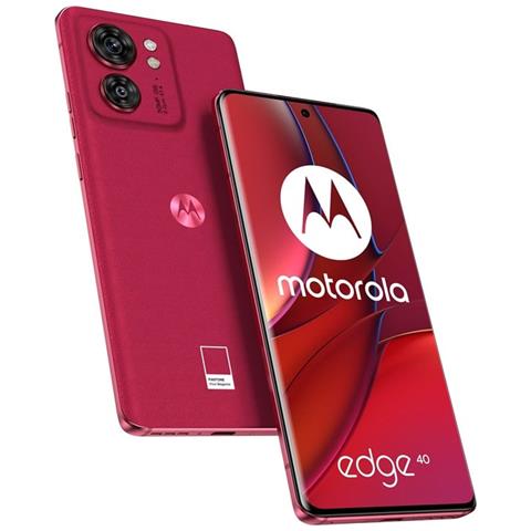 Edge 40 5G 256GB 8GB Ram Dual Sim Display 6.55" P-OLED Slot Nano SD Fotocamera 50 Mpx Android Viva Magenta - Foto 1