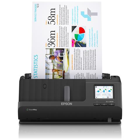 ES-C380W Scanner con ADF + alimentatore di fogli 600 x 600 DPI A4 Nero - Foto 1