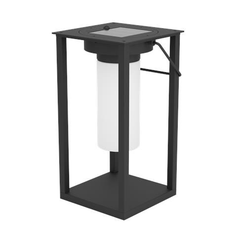 Lampada Solare Esterno Usigni Policarbonato Nero Led 2,5w 4000k Ip44 - Foto 1