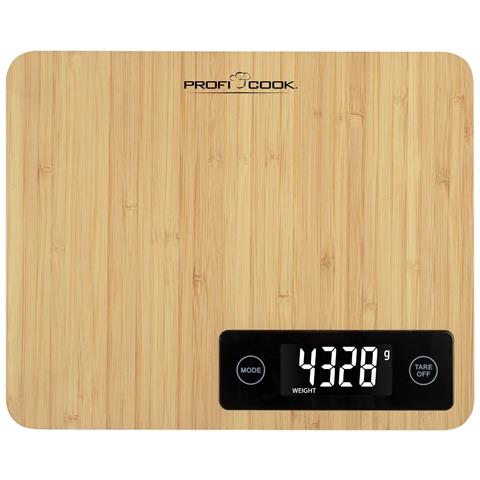 KW1271 bilancia da cucina Bamboo Superficie piana Rettangolo Bilancia da cucina elettronica - Foto 1