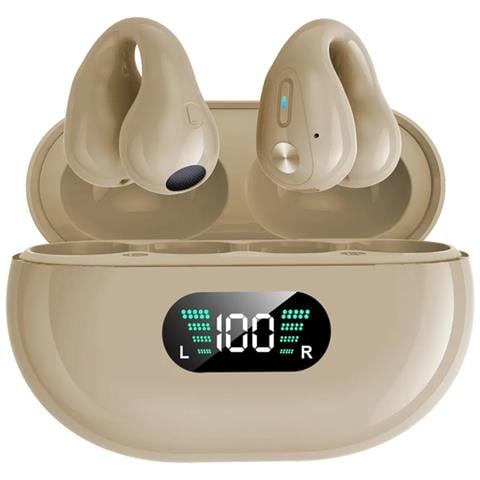 Auricolari Tws Bluetooth 5.3 Ergonomici Modello Pittsburgh, Beige - Foto 1